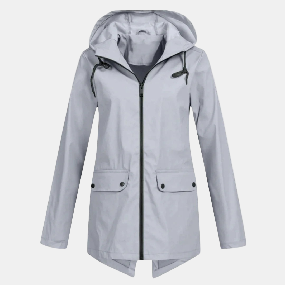 Lyla | Water-Resistant Hooded Rain Coat
