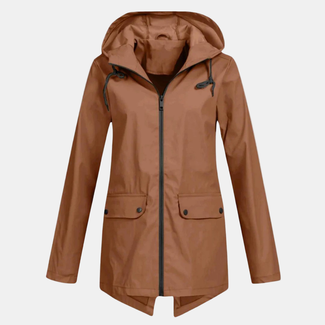 Lyla | Water-Resistant Hooded Rain Coat