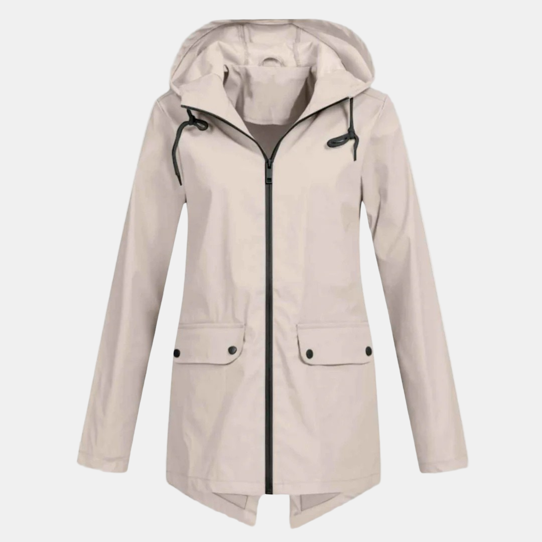 Lyla | Water-Resistant Hooded Rain Coat