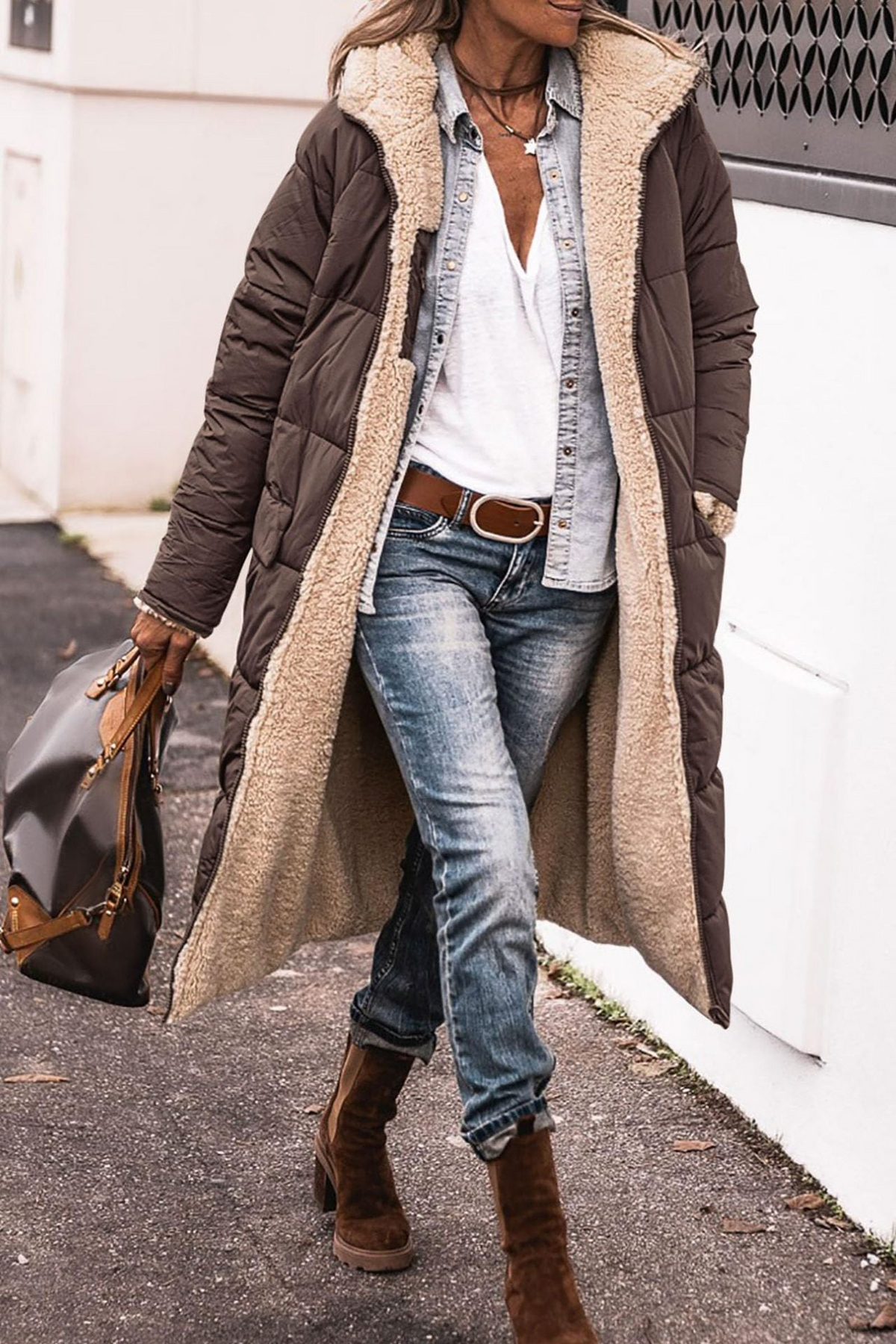 Laluna | Reversible Long Coat