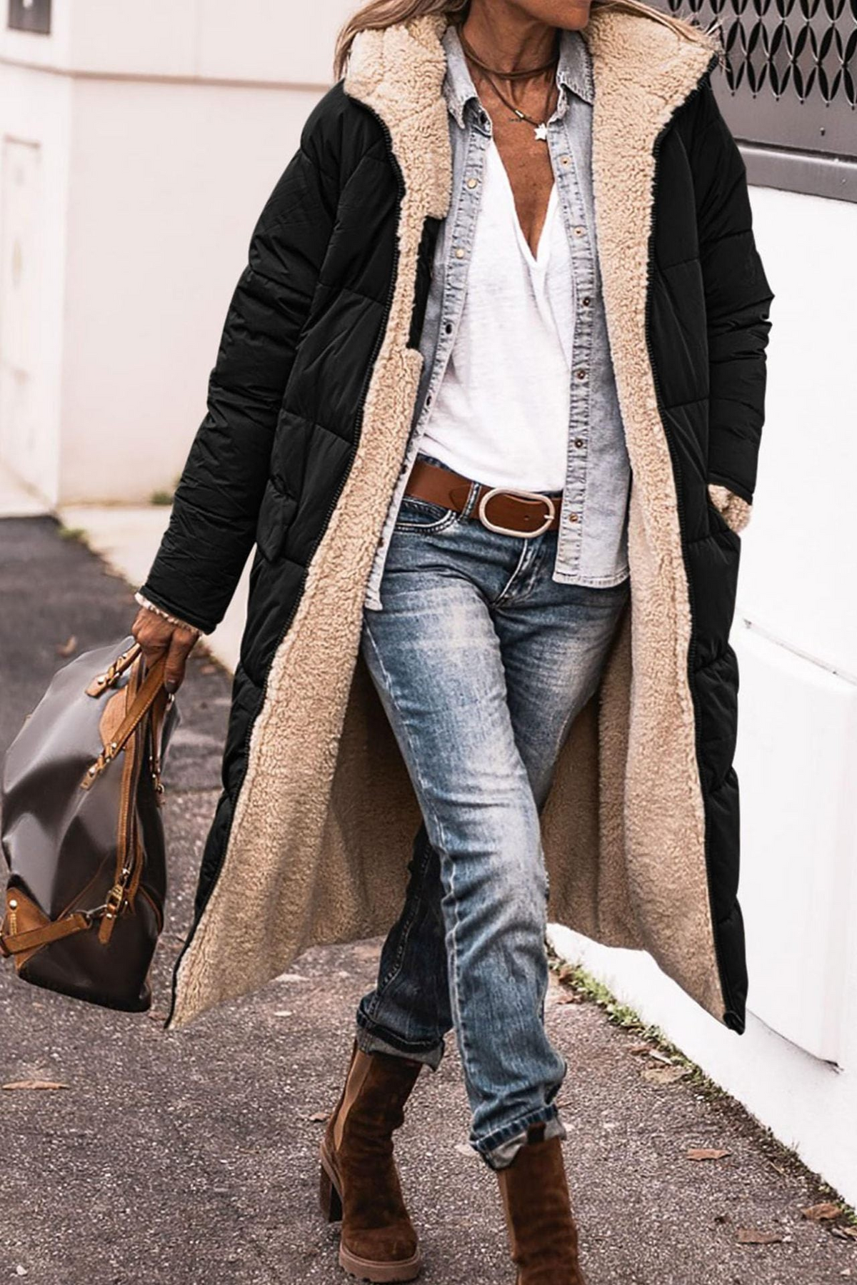 Laluna | Reversible Long Coat