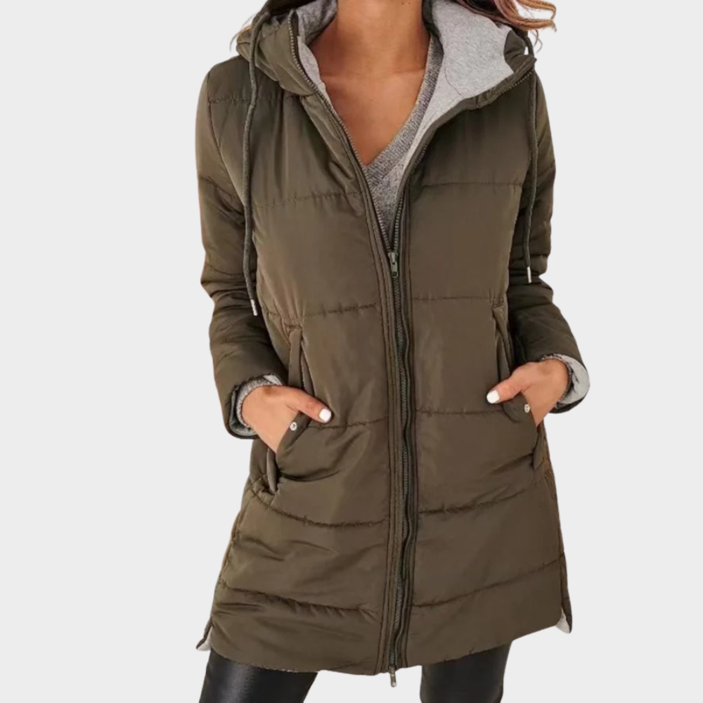 Fiora | Casual Hooded Puffer Jacket