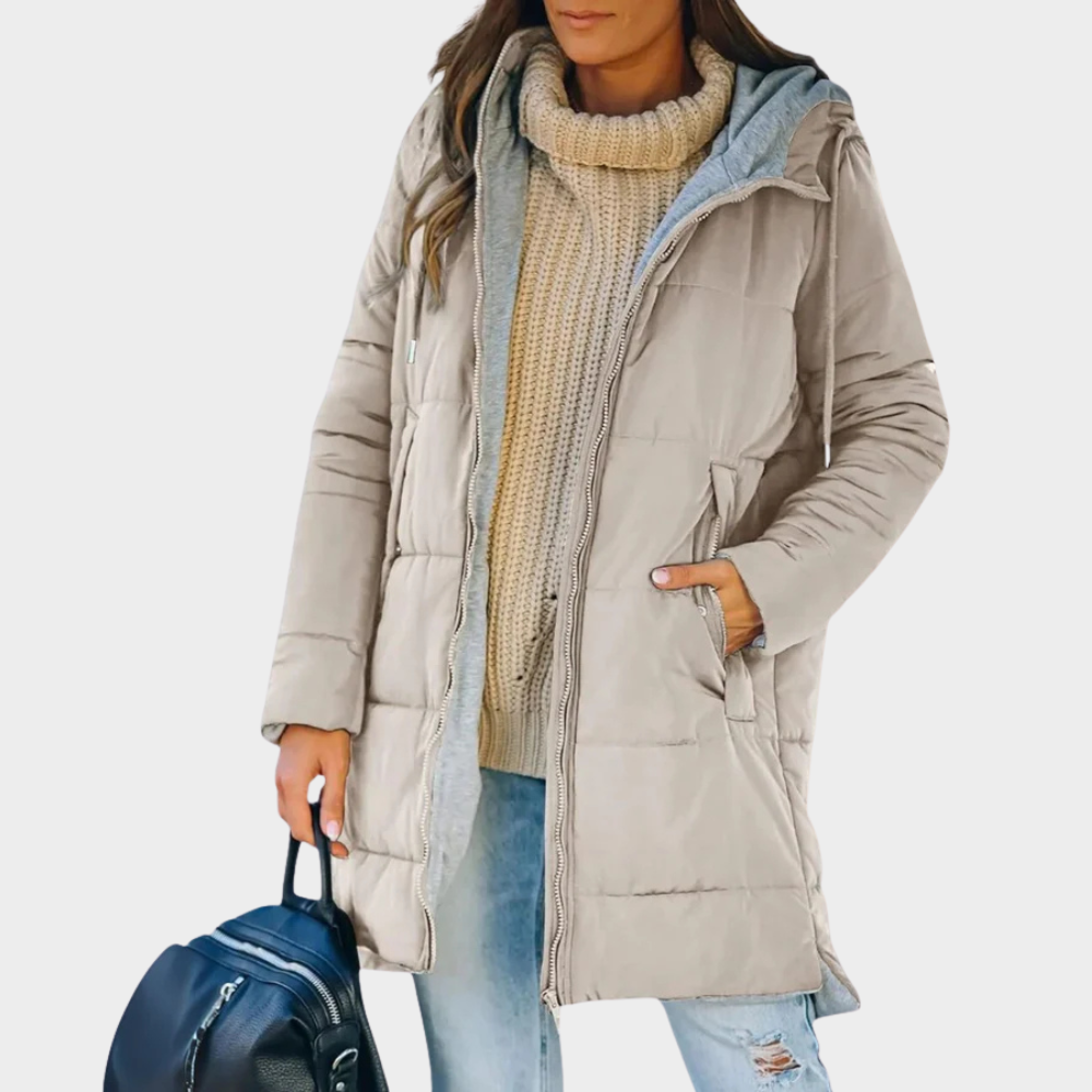 Fiora | Casual Hooded Puffer Jacket