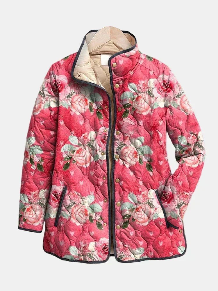Freya™ | Women's Floral Print Quilted Jacket
