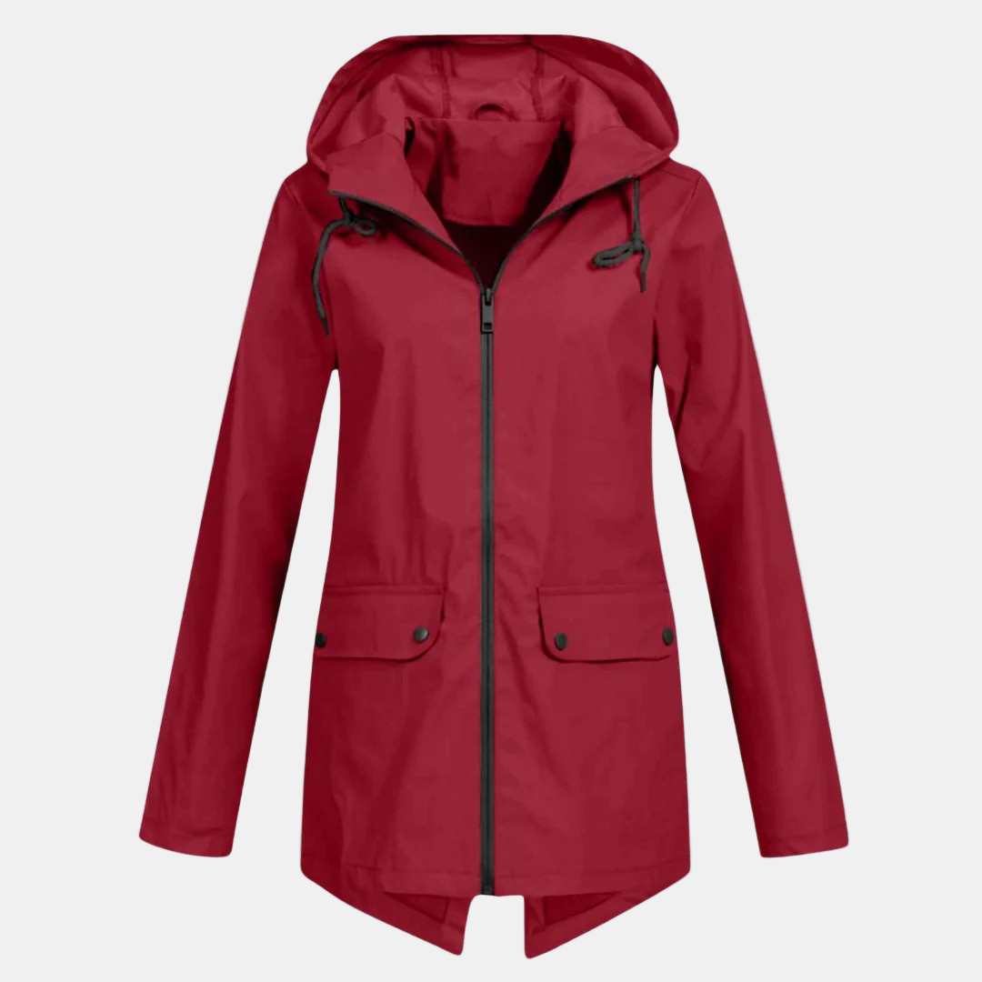 Lyla | Water-Resistant Hooded Rain Coat
