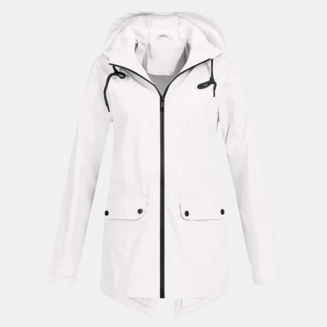 Lyla | Water-Resistant Hooded Rain Coat