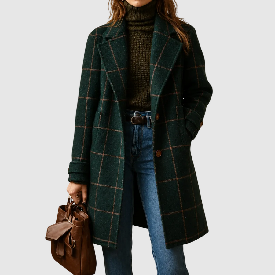 Lauren | Classic Plaid Coat