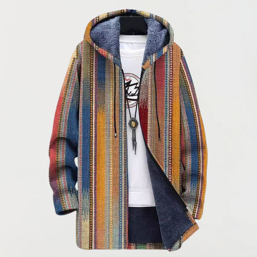 Hayden | Striped Pattern Coat