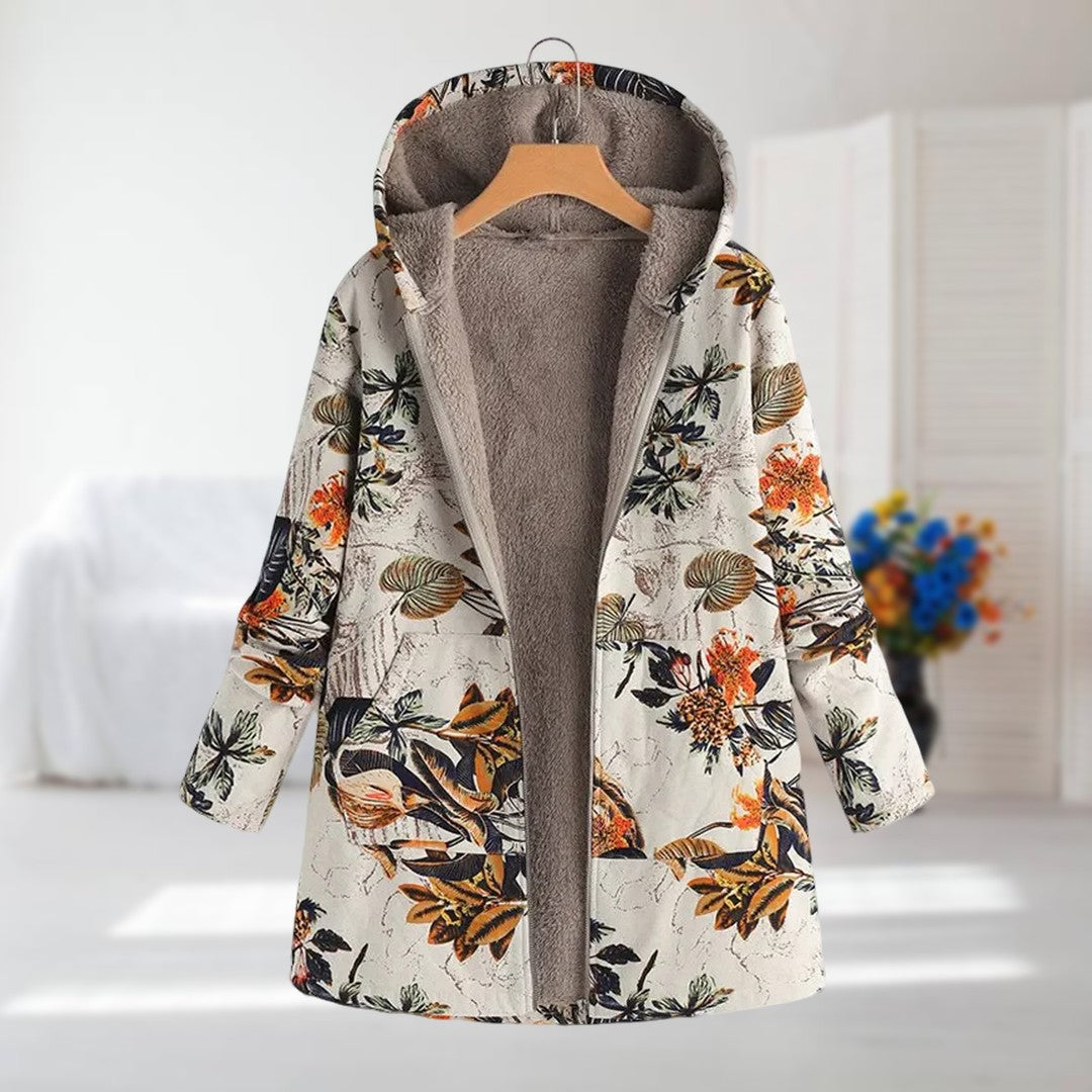Felicia | Cosy Hooded Mid-Season Coat