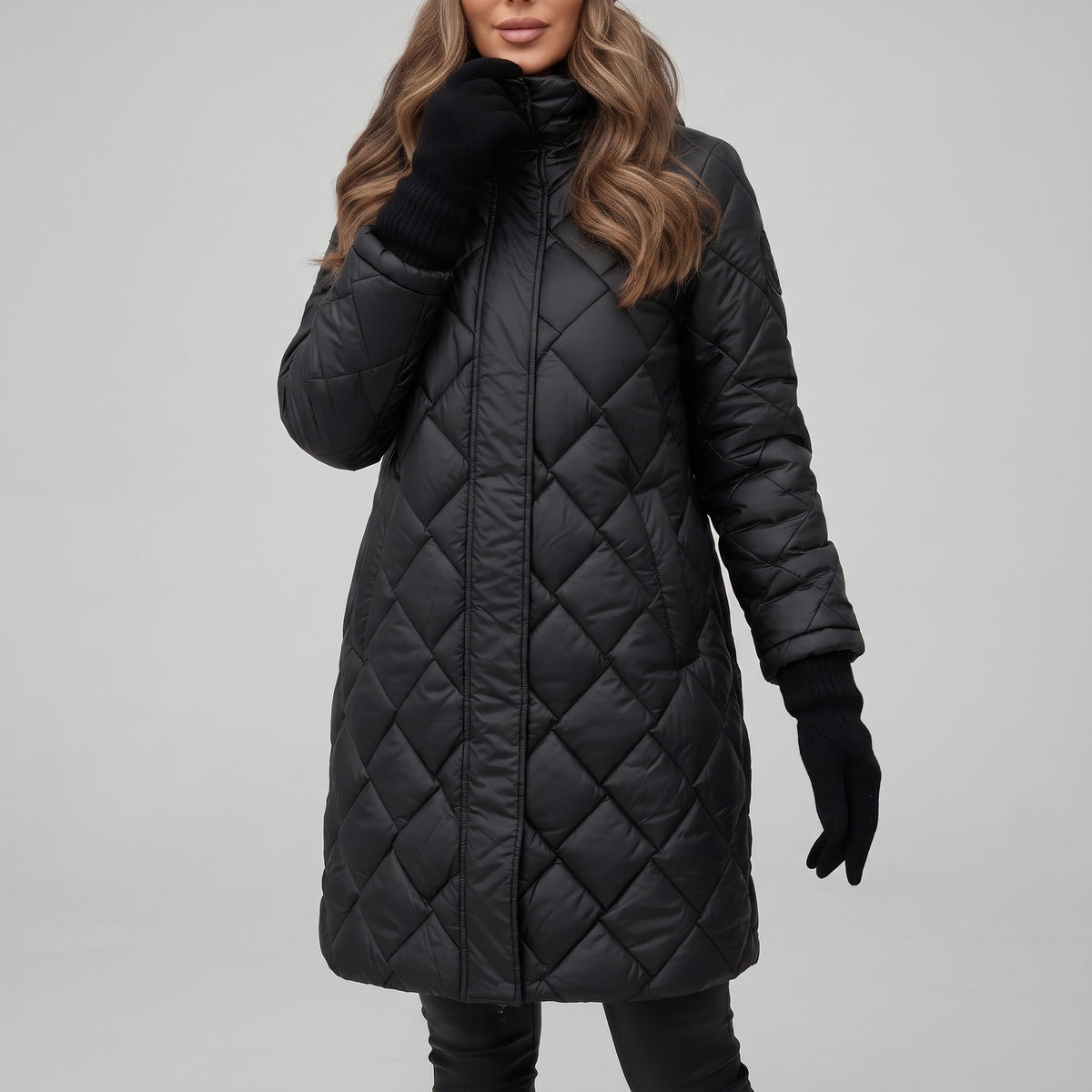 Bogna | Warm Quilted Hooded Jacket