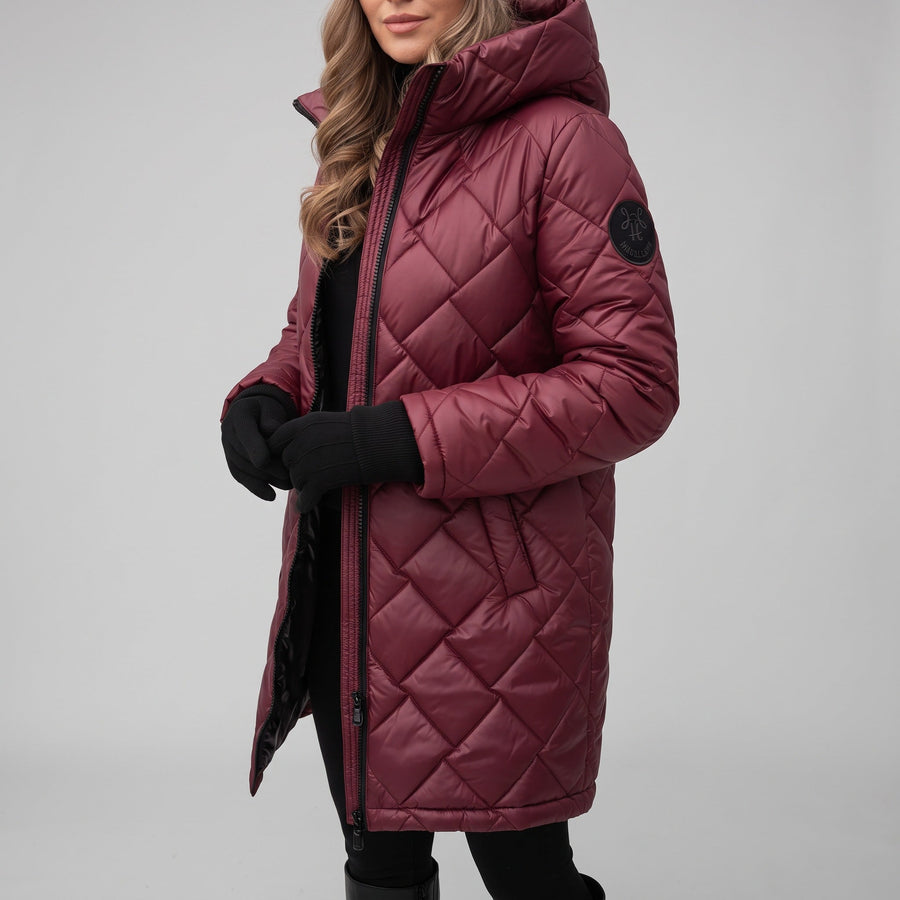Bogna | Warm Quilted Hooded Jacket