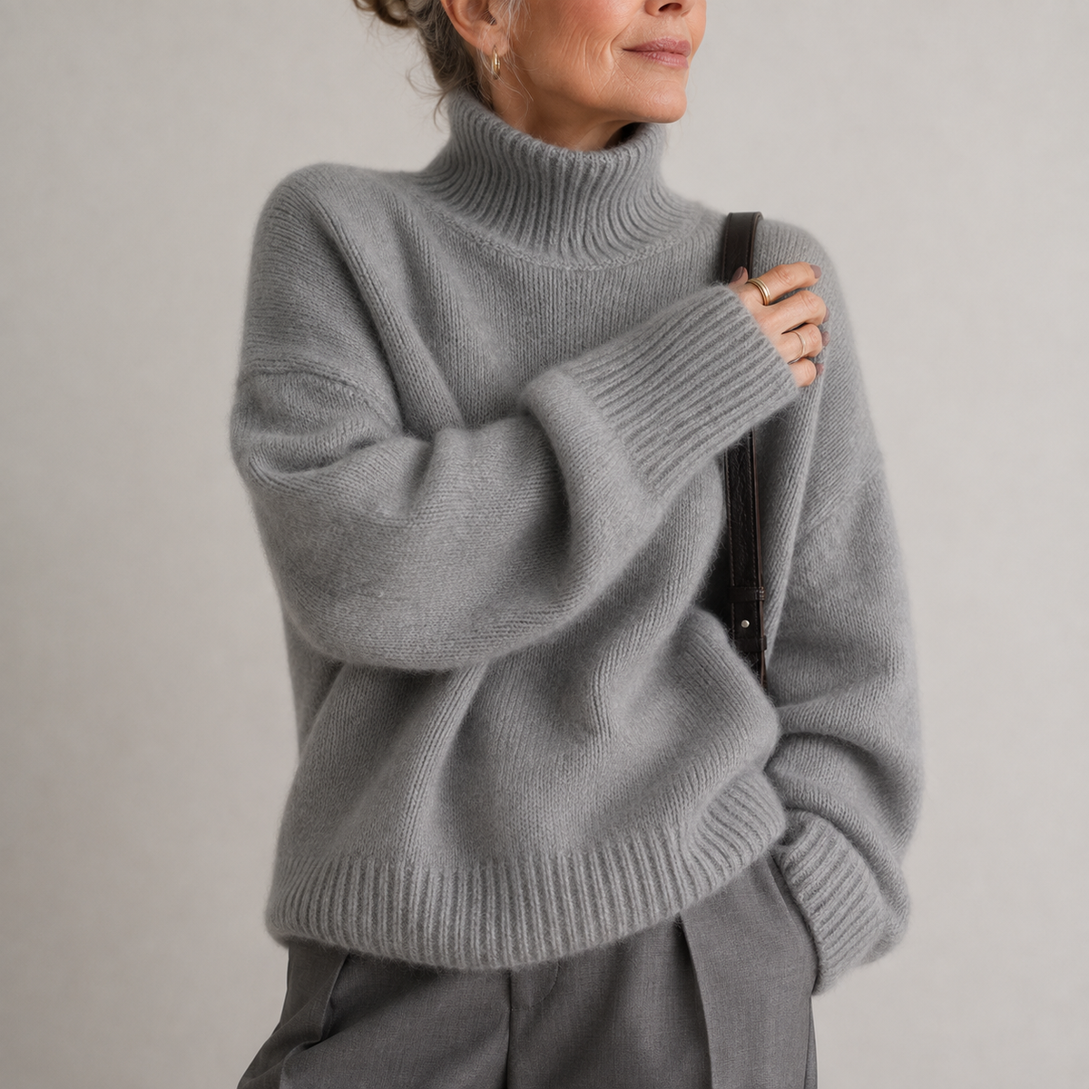 Cynthia™ | Soft Relaxed Turtleneck Sweater
