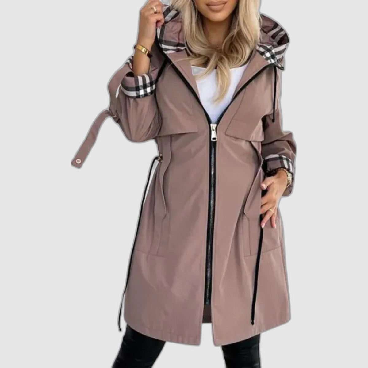 Helena | Zip-Front Coat